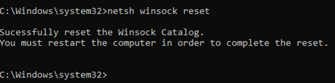 Komut satırına "netsh winsock reset"(tırnak olmadan) yazın ve "Enter" tuşuna basın. Bu işlemin ardından bilgisayar yeniden başlatılır ve network adaptörü resetlenmiş olur.