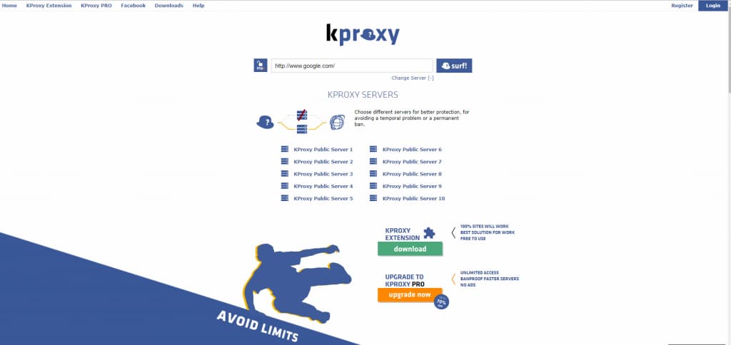 koproxy en çok tercih edilen proxy sitesi